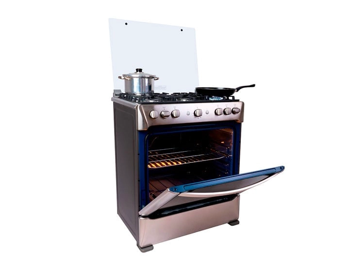 COCINA A GAS GLP/GN INDURAMA 6 HORNILLAS PARMA ZAF DE PIE - 2