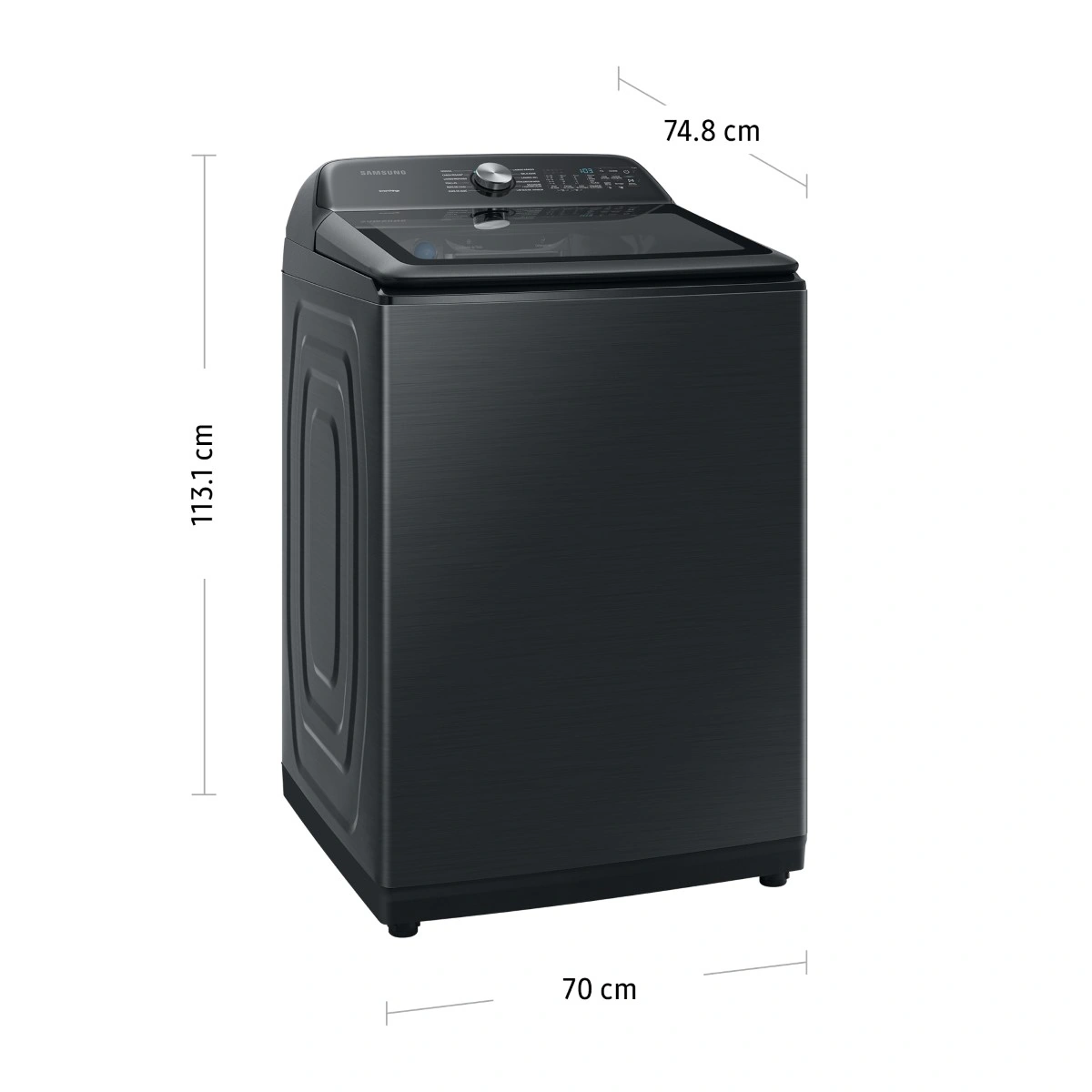 LAVADORA SAMSUNG 22 KG CARGA SUPERIOR BUBBLE SMART WA22A8377GV/PE NEGRO - 2