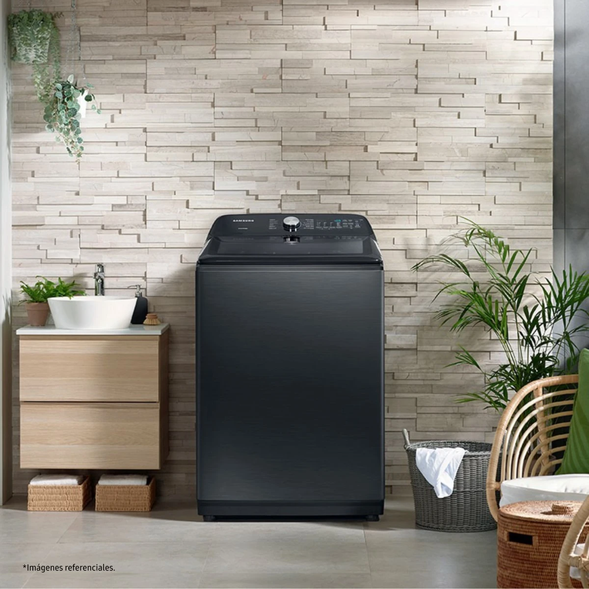 LAVADORA SAMSUNG 22 KG CARGA SUPERIOR BUBBLE SMART WA22A8377GV/PE NEGRO - 11