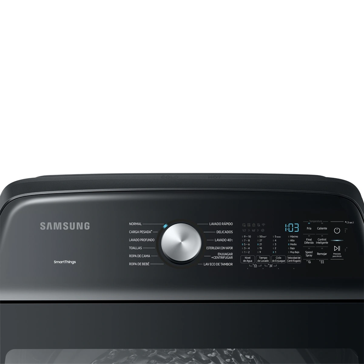 LAVADORA SAMSUNG 22 KG CARGA SUPERIOR BUBBLE SMART WA22A8377GV/PE NEGRO - 4
