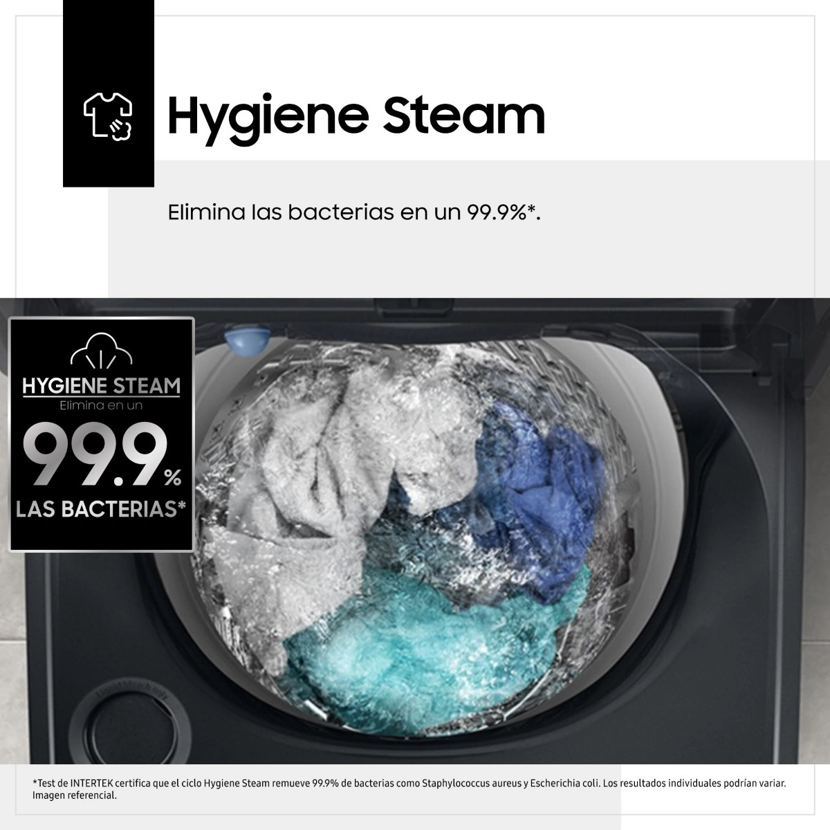 LAVADORA SAMSUNG 22 KG CARGA SUPERIOR BUBBLE SMART WA22A8377GV/PE NEGRO - 10