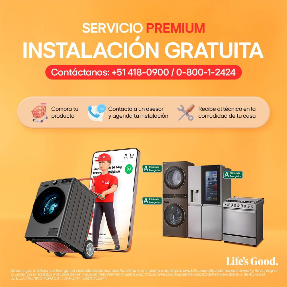 CENTRO DE LAVADO LG CARGA FRONTAL 22KG/16KG WK22BS6 AI DD NEGRO ACERO - 14