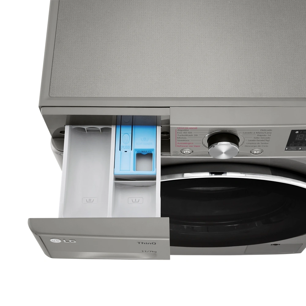 LAVASECA LG CARGA FRONTAL 11/7KG WD11PVC3S6 AI DD INTELIGENCIA ARTIFICIAL PLATEADO - 12