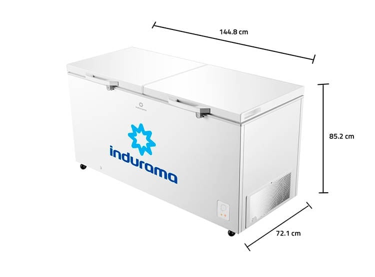 CONGELADORA INDURAMA DEFROST 420LT CI-420BL BLANCO - 7
