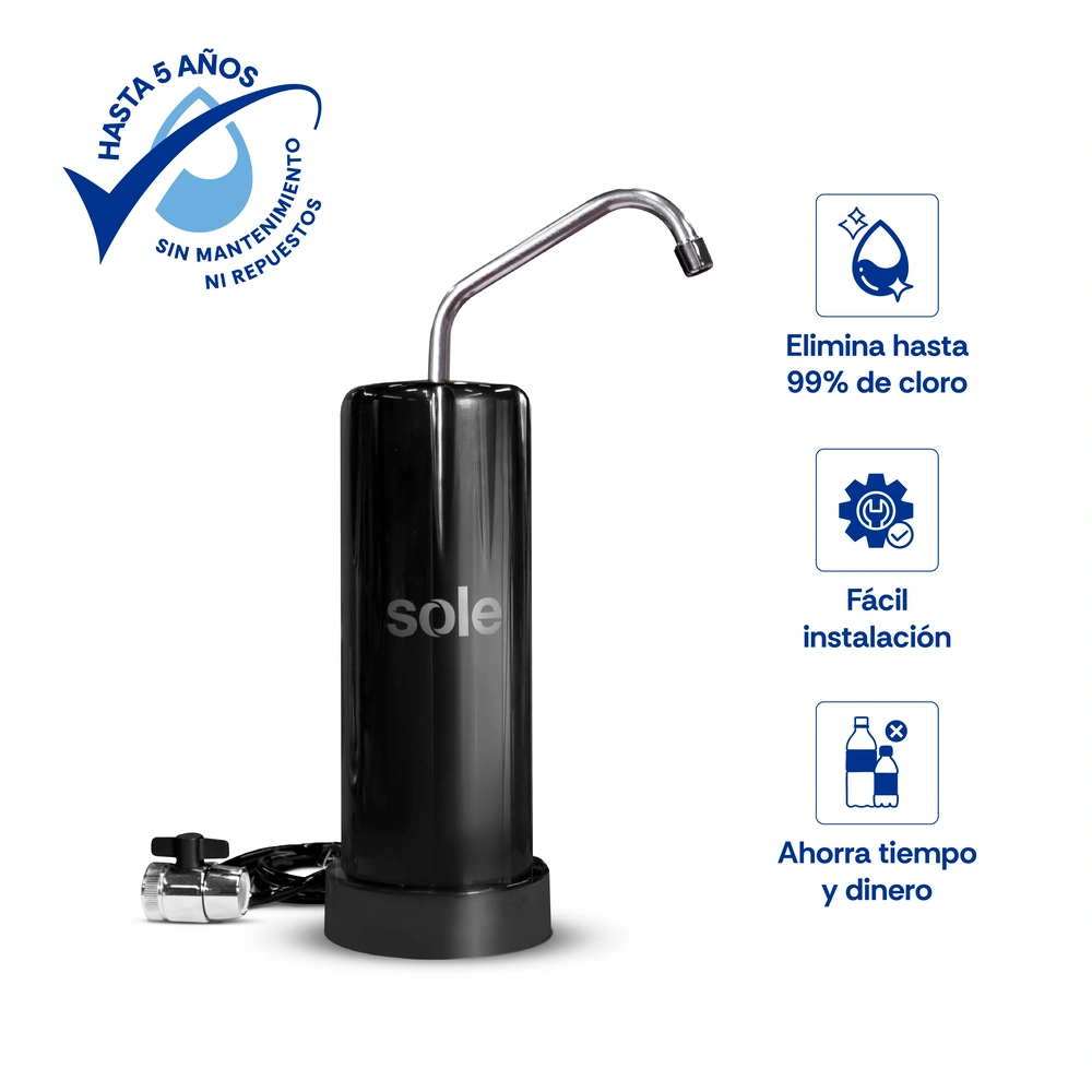 PURIFICADOR DE AGUA ALCALINIZADOR SOLE 3120FILSOL017C - 1