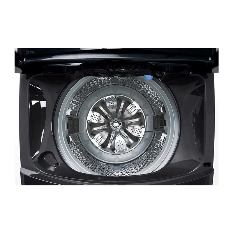 LAVADORA LG CARGA SUPERIOR 21 KG WT21PBV6 AIDD INTELIGENCIA ARTIFICIAL NEGRO CLARO