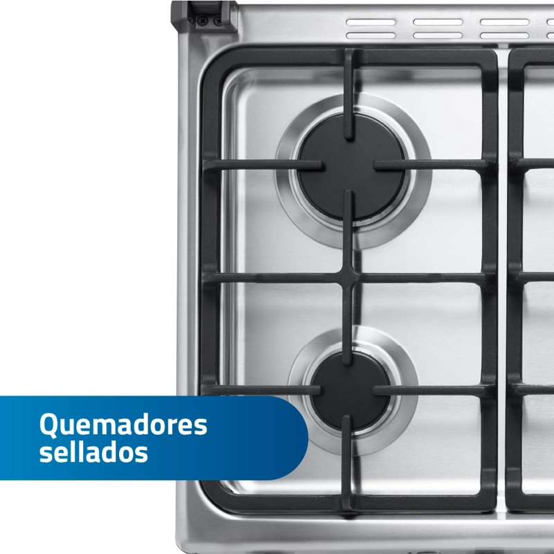 COCINA GLP INDURAMA 4 QUEMADORES CROMA VIENA Q - 3