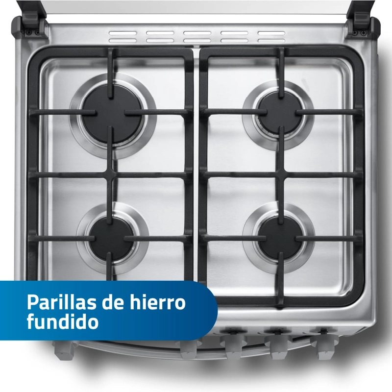 COCINA GLP INDURAMA 4 QUEMADORES CROMA VIENA Q - 6
