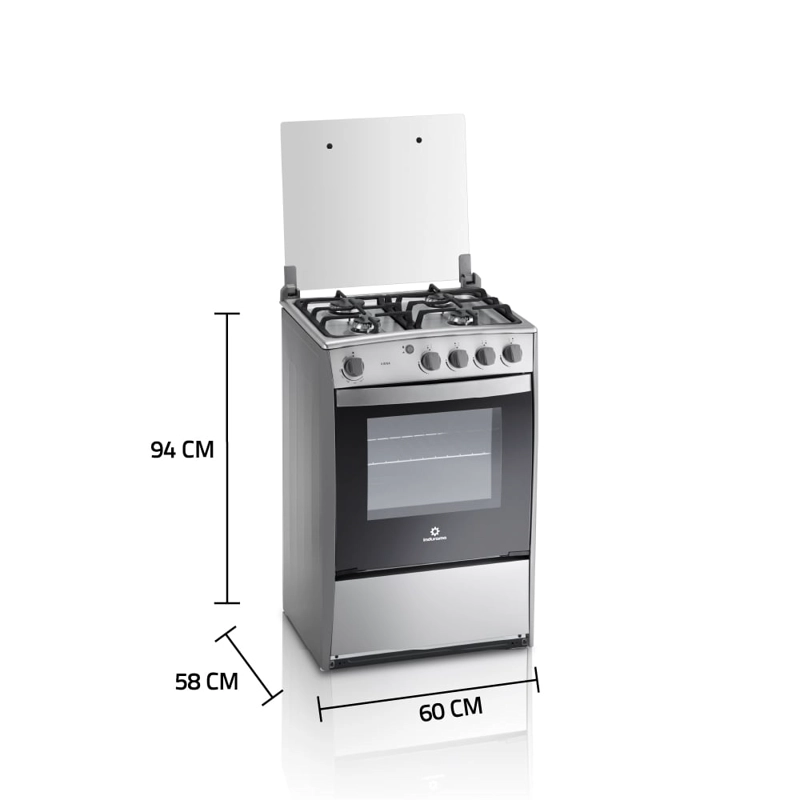 COCINA GLP INDURAMA 4 QUEMADORES CROMA VIENA Q - 7