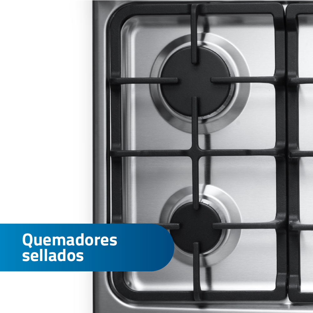 COCINA A GAS GLP INDURAMA 6 HORNILLAS CATALUÑA Q - 4