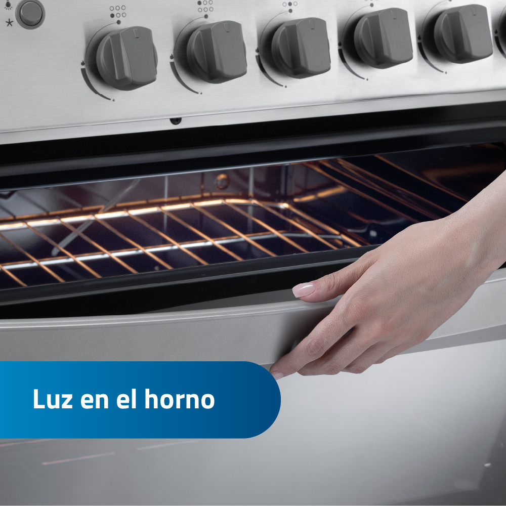 COCINA A GAS GLP INDURAMA 6 HORNILLAS CATALUÑA Q - 6