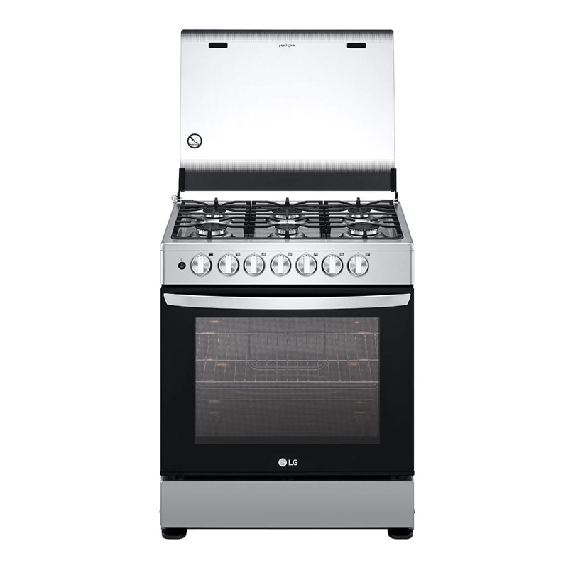 COCINA A GAS LG LRGZ5253S GRAN CAPACIDAD 6 HORNILLAS ACERO INOXIDABLE - 3
