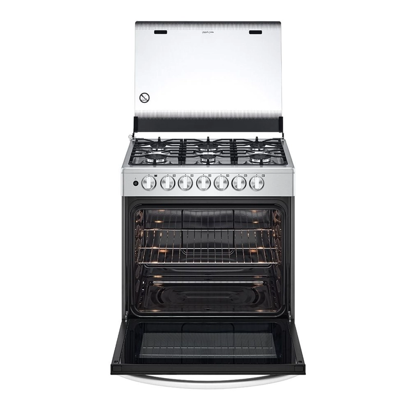 COCINA A GAS LG LRGZ5253S GRAN CAPACIDAD 6 HORNILLAS ACERO INOXIDABLE - 4