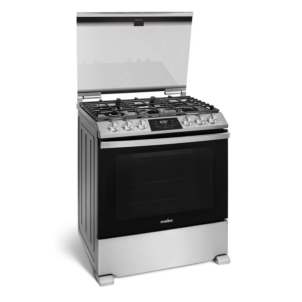COCINA A GAS MABE 6 HORNILLAS EMH7614DATMSS0 DE PIE - 3