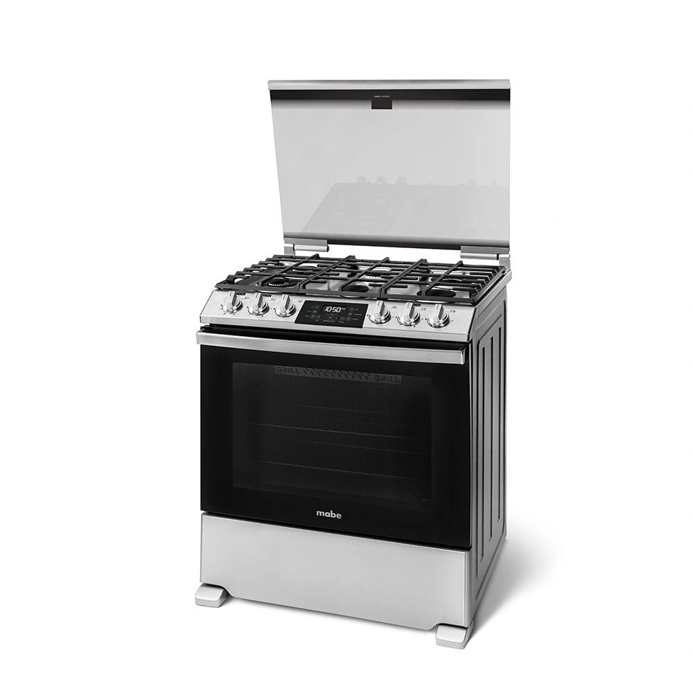 COCINA A GAS MABE 6 HORNILLAS EMH7614DATMSS0 DE PIE - 4