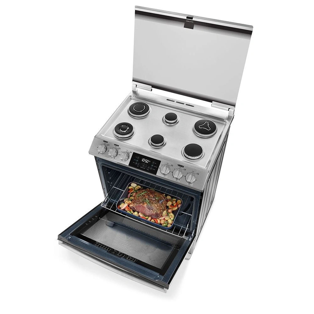 COCINA A GAS MABE 6 HORNILLAS EMH7614DATMSS0 DE PIE - 5