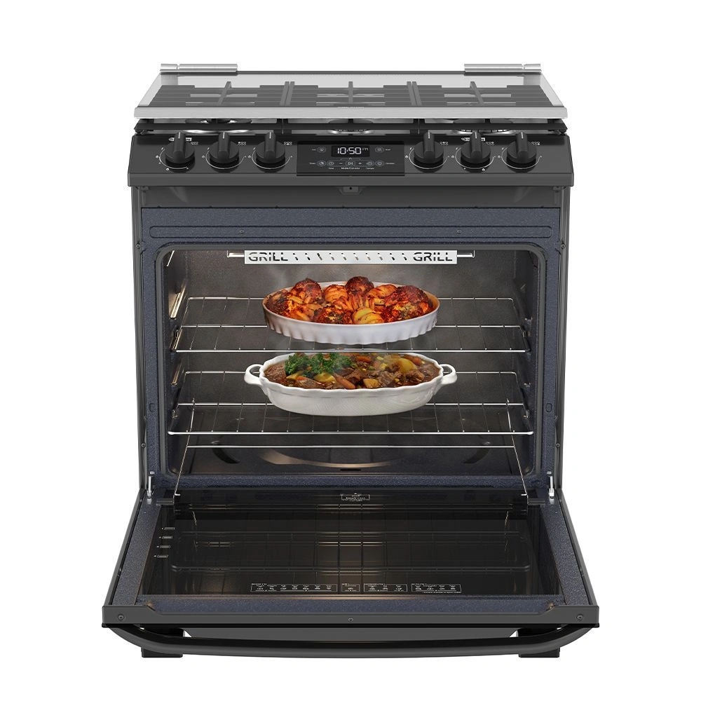 COCINA A GAS MABE 6 HORNILLAS EMH7614DATBS0 DE PIE - 4