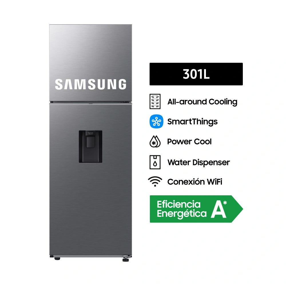 REFRIGERADORA SAMSUNG TOP FREEZER NO FROST RT31DG5220S9PE 301 L - 1
