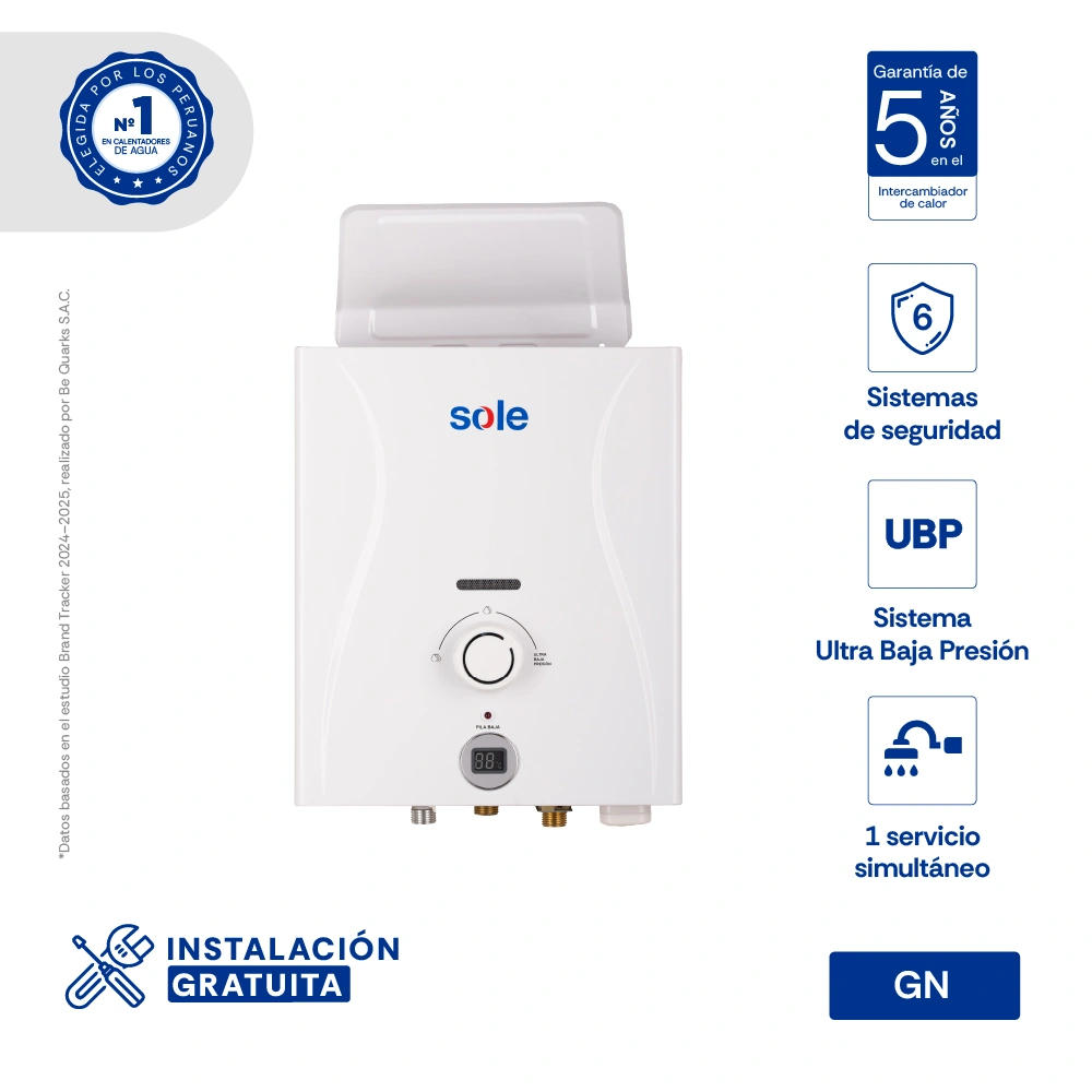CALENTADOR DE PARED SOLE CONTROL TOTAL - 1