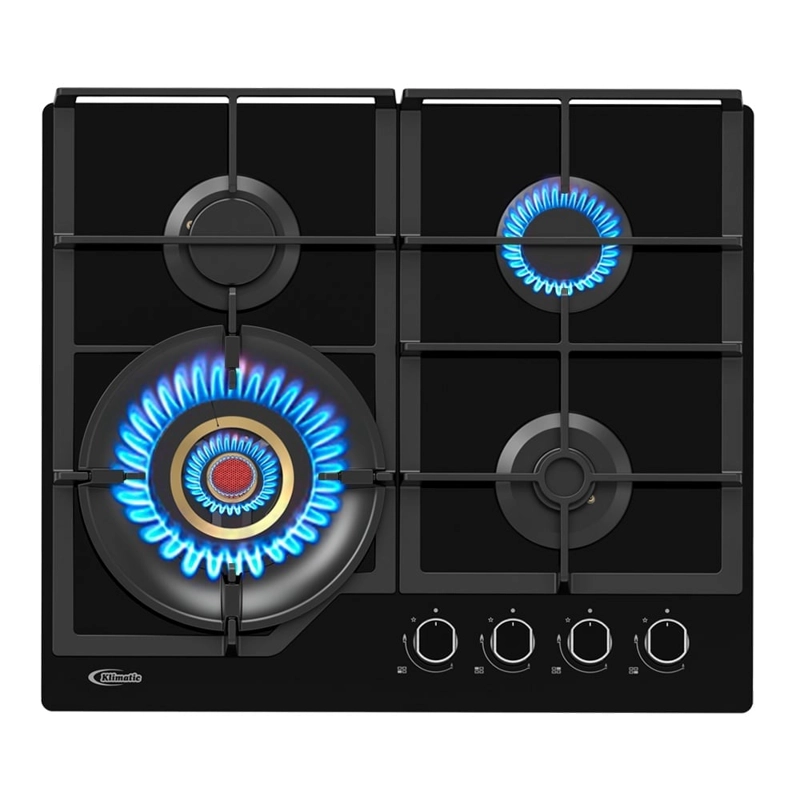 COCINA EMPOTRABLE A GAS KLIMATIC 4 QUEMADORES VULCANO 4 - 6
