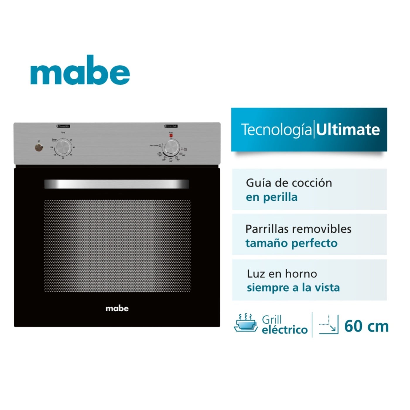 HORNO ELÉCTRICO MABE EMPOTRABLE HM6028EYAI0 - 1