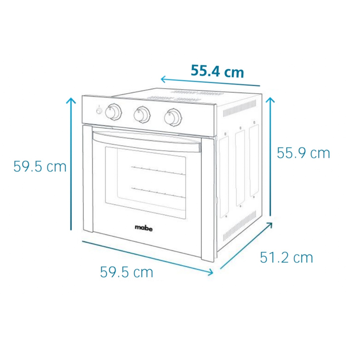 HORNO ELÉCTRICO MABE EMPOTRABLE HM6028EYAI0 - 13