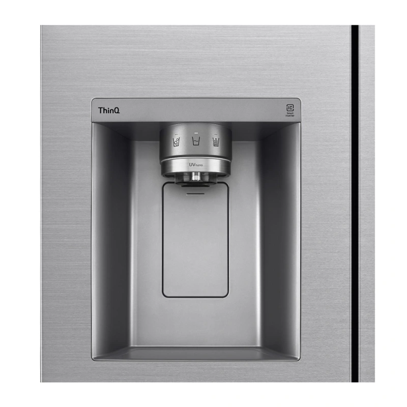 REFRIGERADORA LG 617L GS66SDP SIDE BY SIDE HYGIENE FRESH PLATEADO - 7