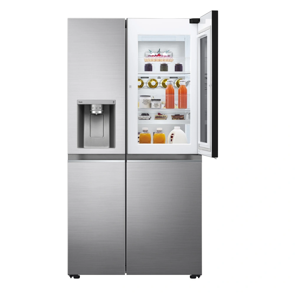REFRIGERADORA LG 617L GS66SXN SIDE BY SIDE INSTAVIEW PLATEADO - 12