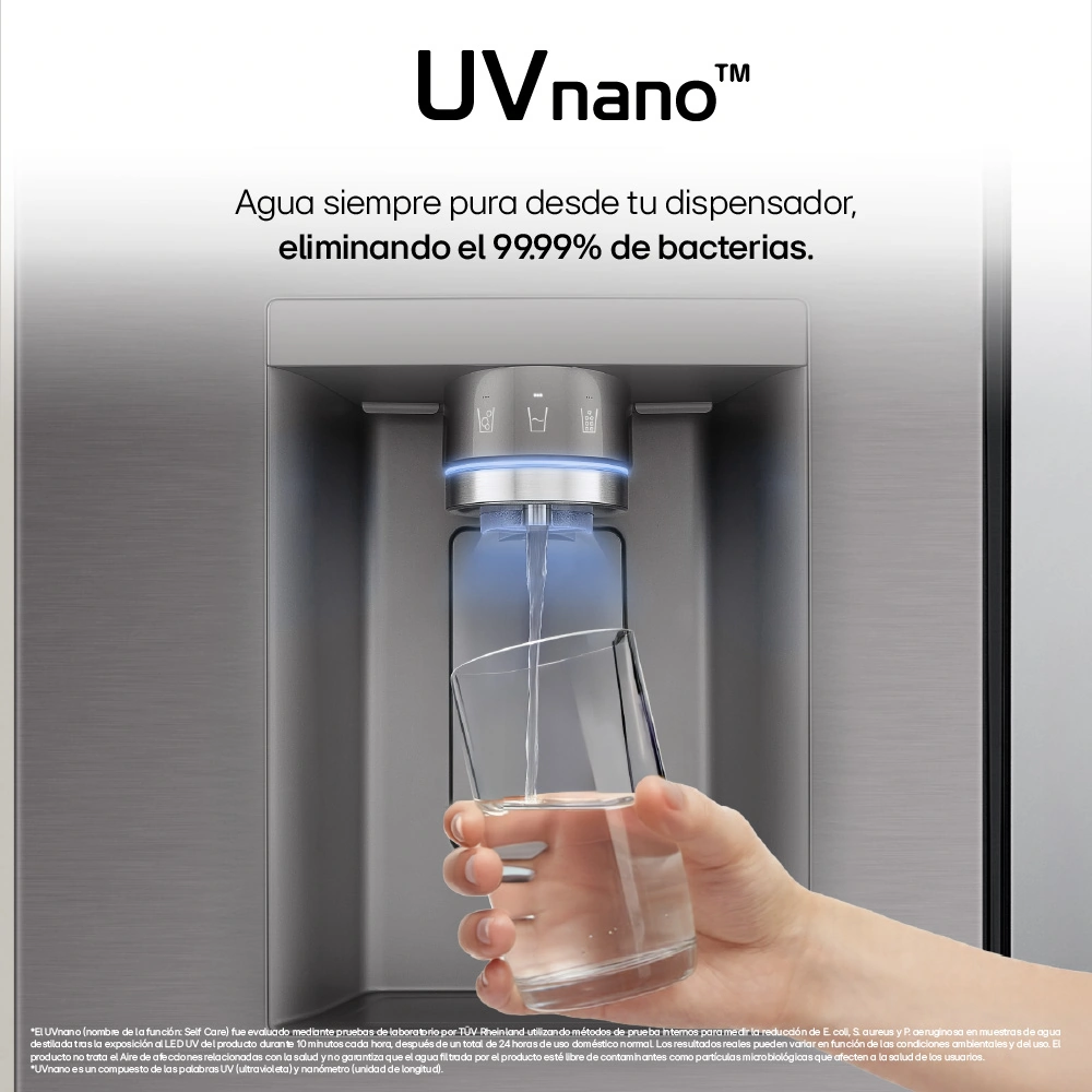 REFRIGERADORA LG 617L GS66SXN SIDE BY SIDE INSTAVIEW PLATEADO - 6