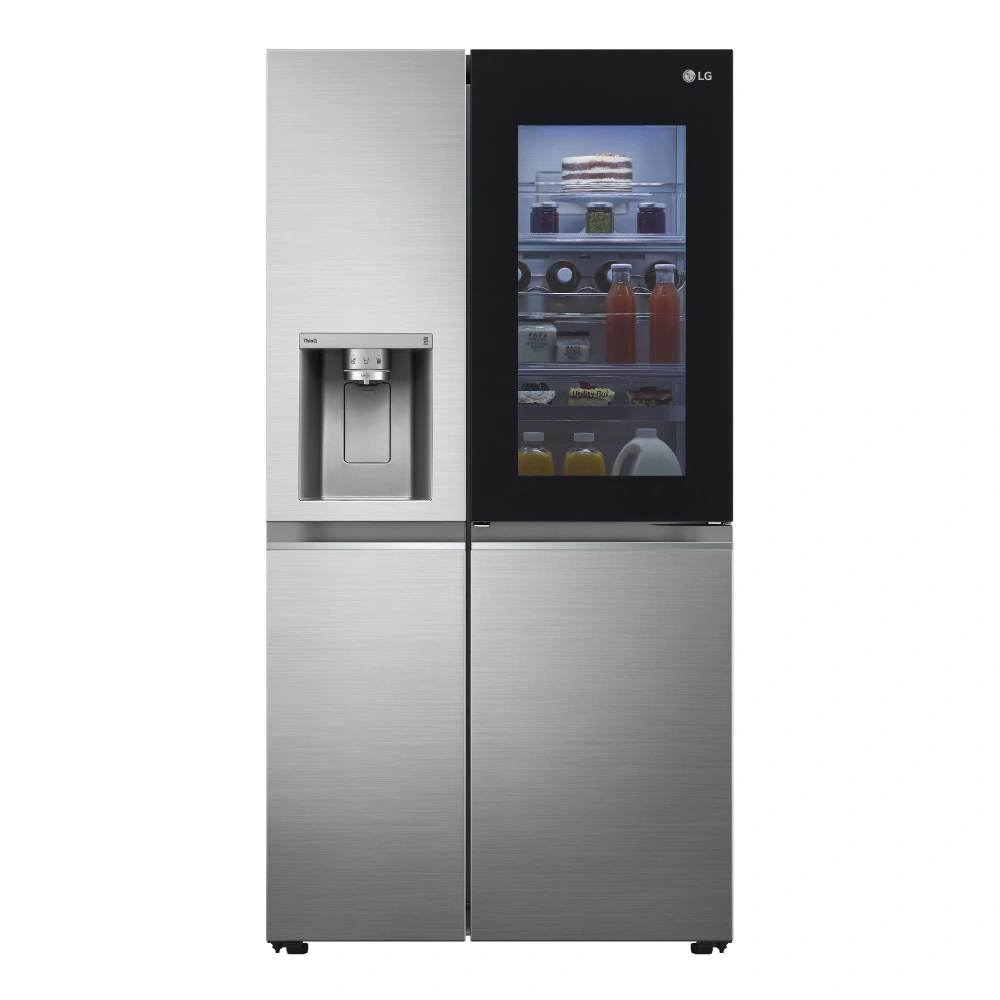 REFRIGERADORA LG 617L GS66SXN SIDE BY SIDE INSTAVIEW PLATEADO - 9