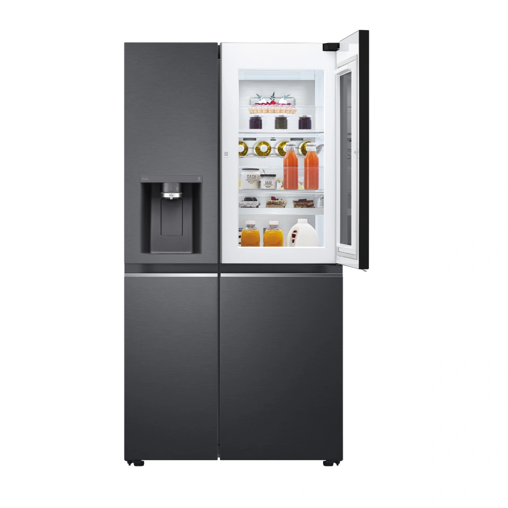 REFRIGERADORA LG 617L GS66SXT SIDE BY SIDE INSTAVIEW NEGRO ACERO - 11