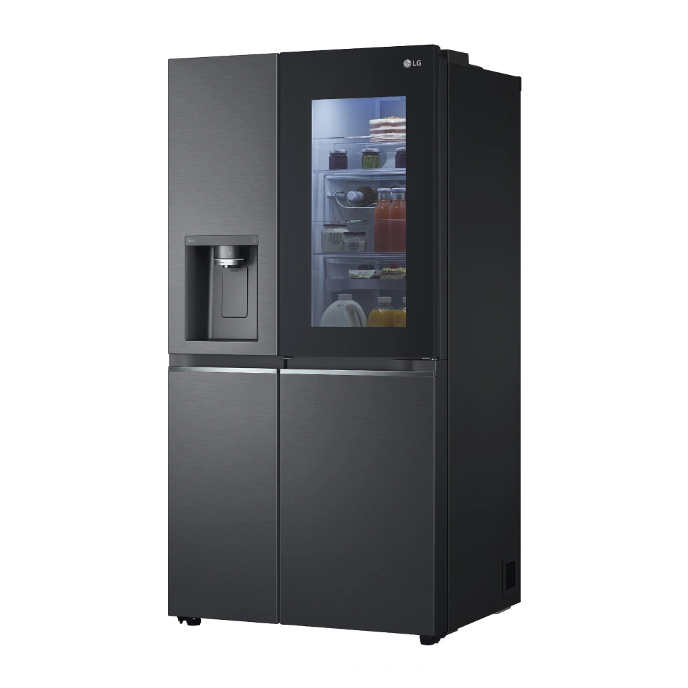 REFRIGERADORA LG 617L GS66SXT SIDE BY SIDE INSTAVIEW NEGRO ACERO - 10