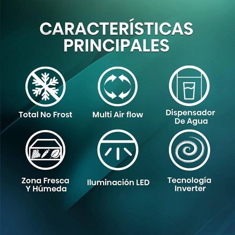 REFRIGERADORA HISENSE TOP FREEZER NO FROST RT3N375NMCA 379 L - 6