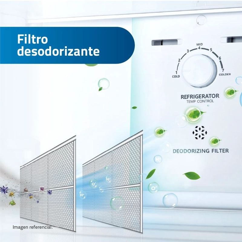REFRIGERADORA INDURAMA TOP FREEZER NO FROST RI-389DI 246 LITROS CROMO - 6