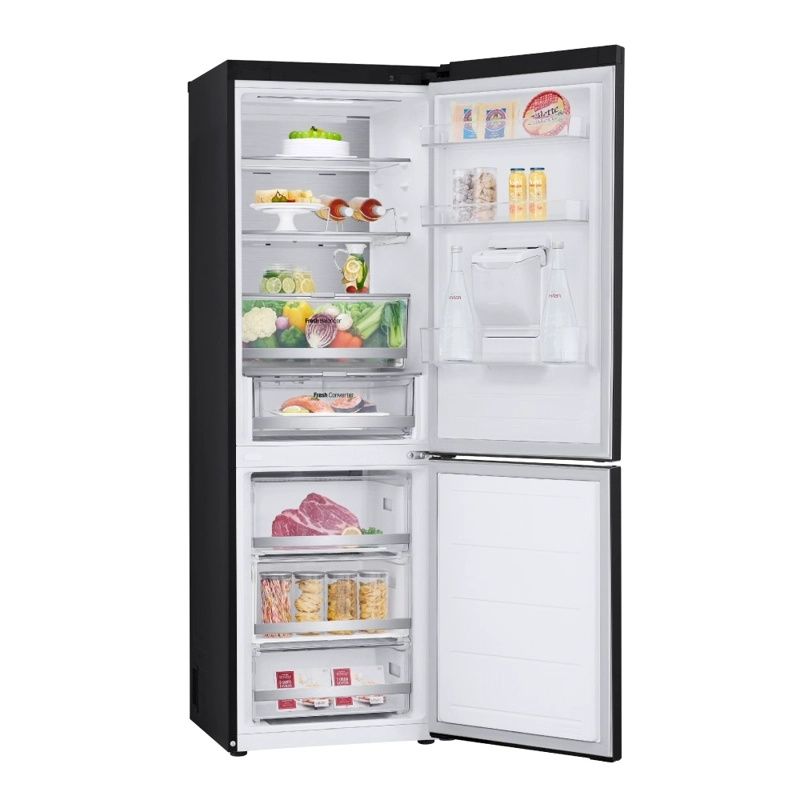 REFRIGERADORA LG 339L GB37SPV BOTTOM FREEZER HYGIENE FRESH+ NEGRO MATE - 5