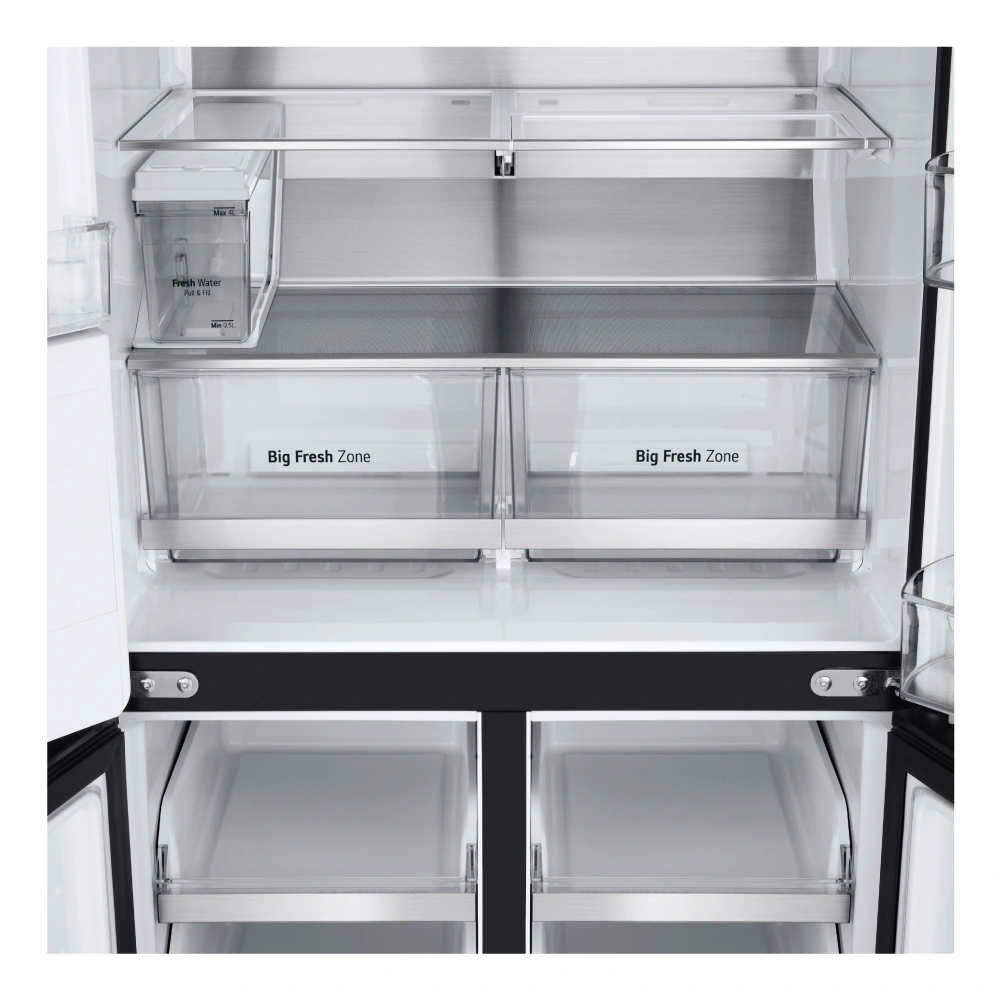 REFRIGERADORA LG 427L GM57SPM FRENCH DOOR TOTAL NO FROST NEGRO - 11