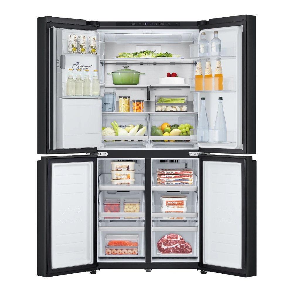 REFRIGERADORA LG 427L GM57SPM FRENCH DOOR TOTAL NO FROST NEGRO - 14
