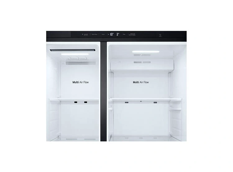 REFRIGERADORA LG 625L GS66SPM SIDE BY SIDE TOTAL NO FROST NEGRO MATE - 7