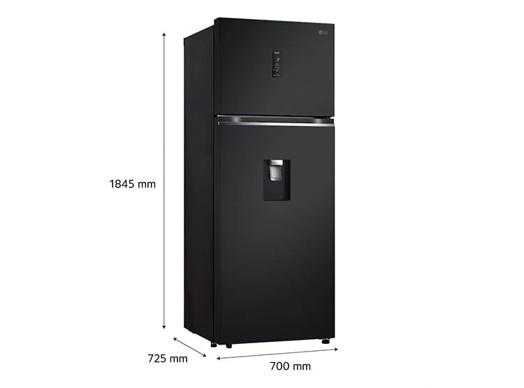 REFRIGERADORA LG 449L VT45APMC TOP FREEZER DOOR COOLING+ PLATEADA - 2