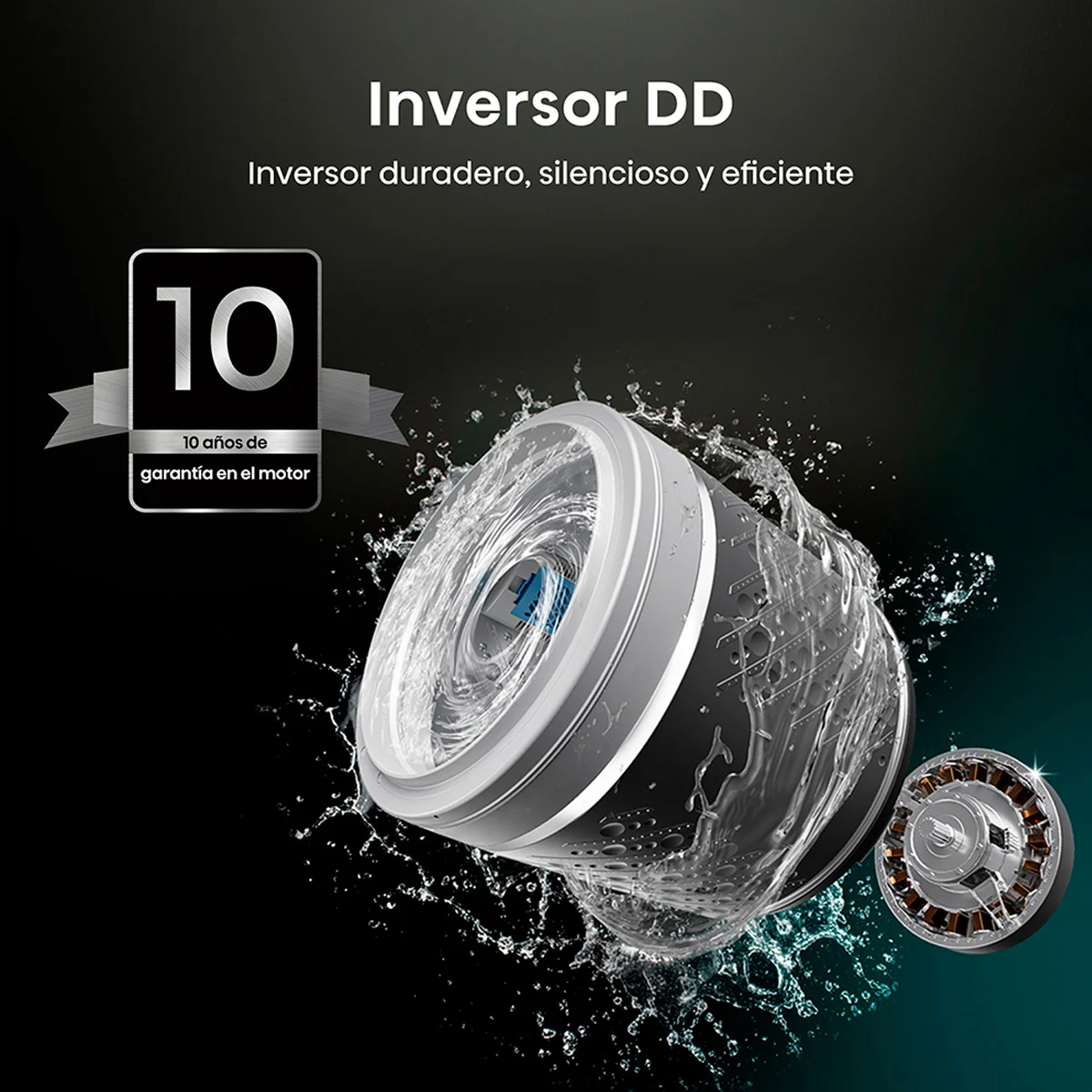 LAVADORA HISENSE 22KG CARGA SUPERIOR INVERTER WT5I2223DB - 15