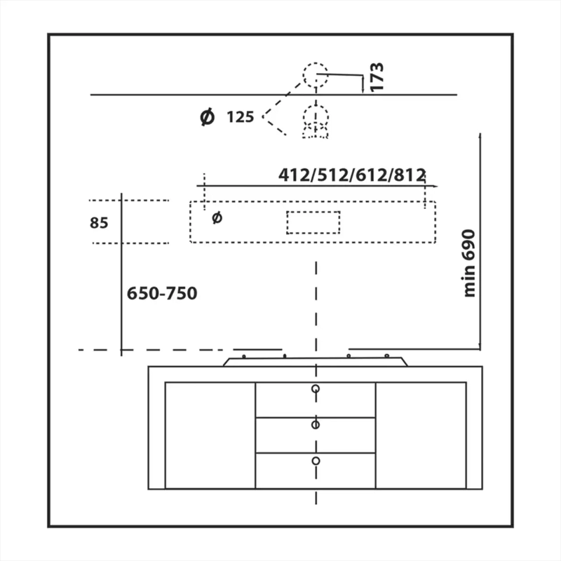 COMBO MABE CAMPANA UTILITARIA CMU6020PB0 + COCINA EMPOTRABLE PM6045GV0 - 9