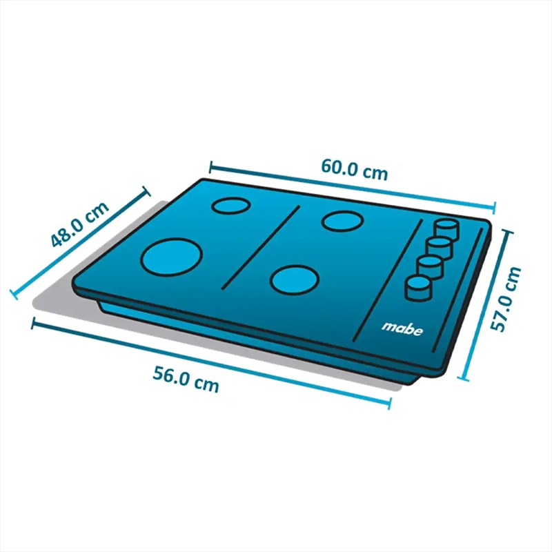 COMBO MABE COCINA EMPOTRABLE PM6045GV0 + HORNO EMPOTRABLE ELÉCTRICO HM6028EYAI0 - 10