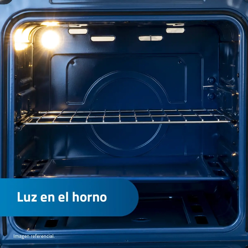 COCINA A GAS INDURAMA 4 QUEMADORES POMPEYA ZAFIRO - 6