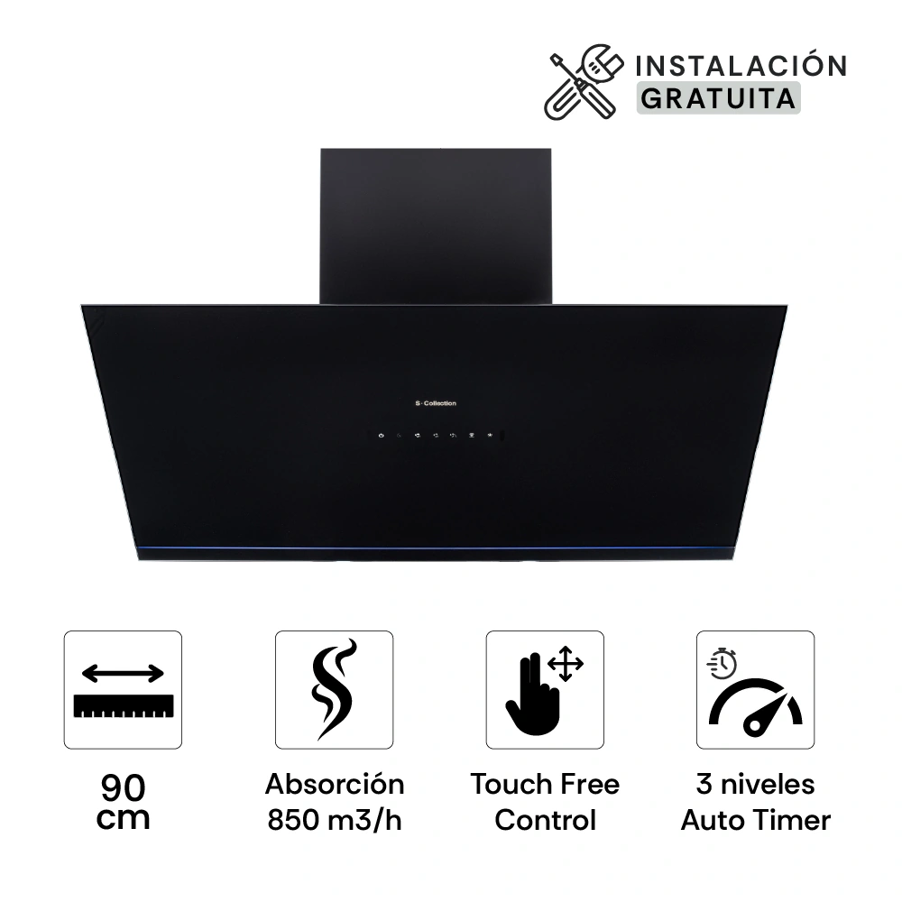 CAMPANA EXTRACTORA SOLE 101 CM SMART CONNECTED 3120TURE98CO - 1