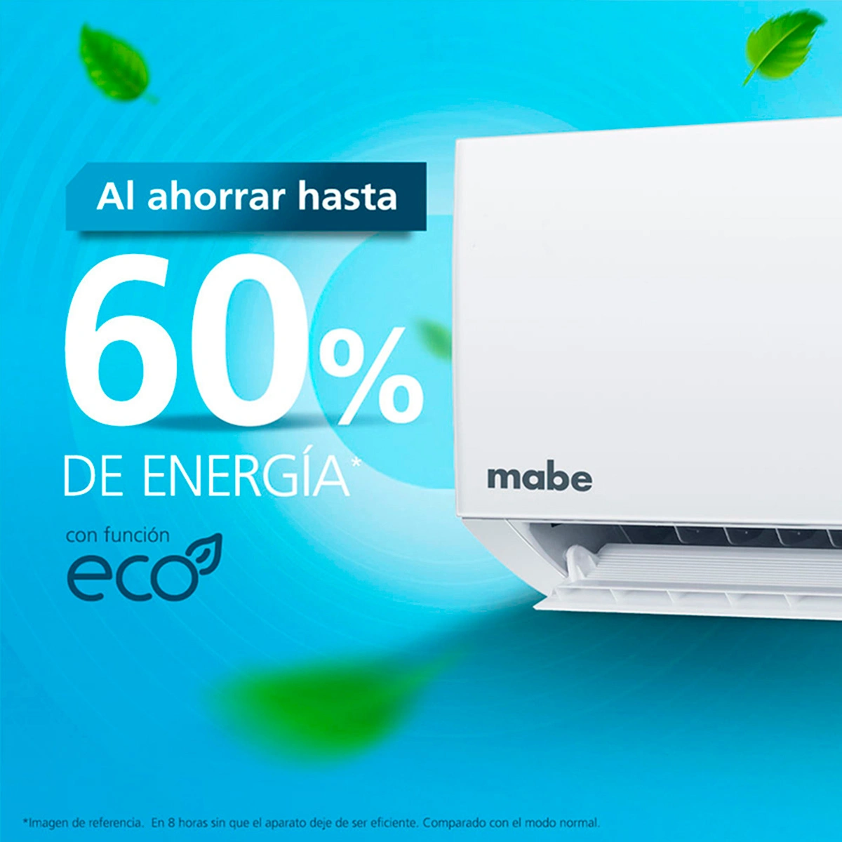 AIRE ACONDICIONADO SPLIT MABE 9000 BTU MMT09CDBWCCC1 - 6