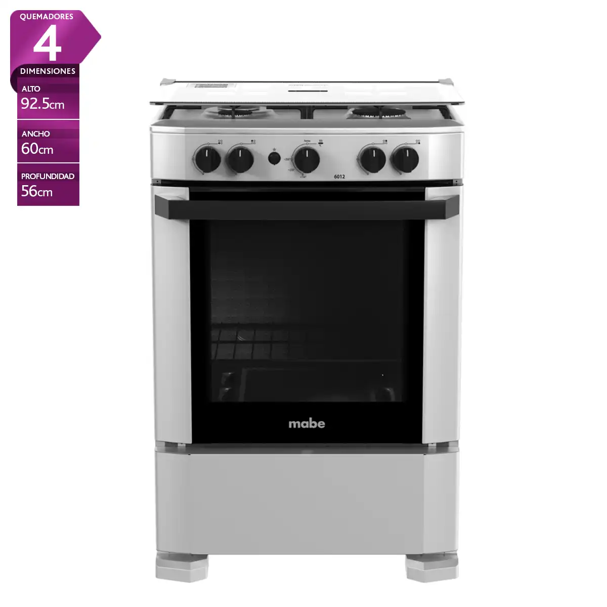 COCINA GAS LICUADO MABE 4 QUEMADORES CMP6012AG1 - 1