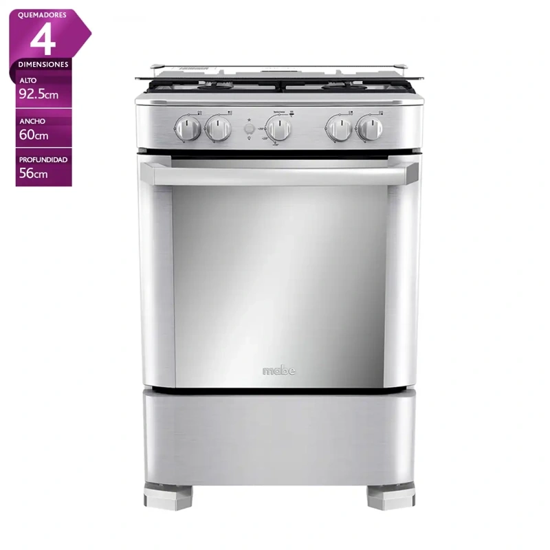 COCINA GAS LICUADO MABE 4 QUEMADORES CMP6030FX1 - 1