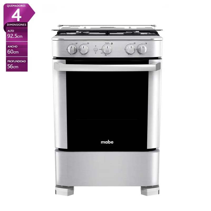 COCINA GAS LICUADO MABE 4 QUEMADORES CMP6035FX1 - 1
