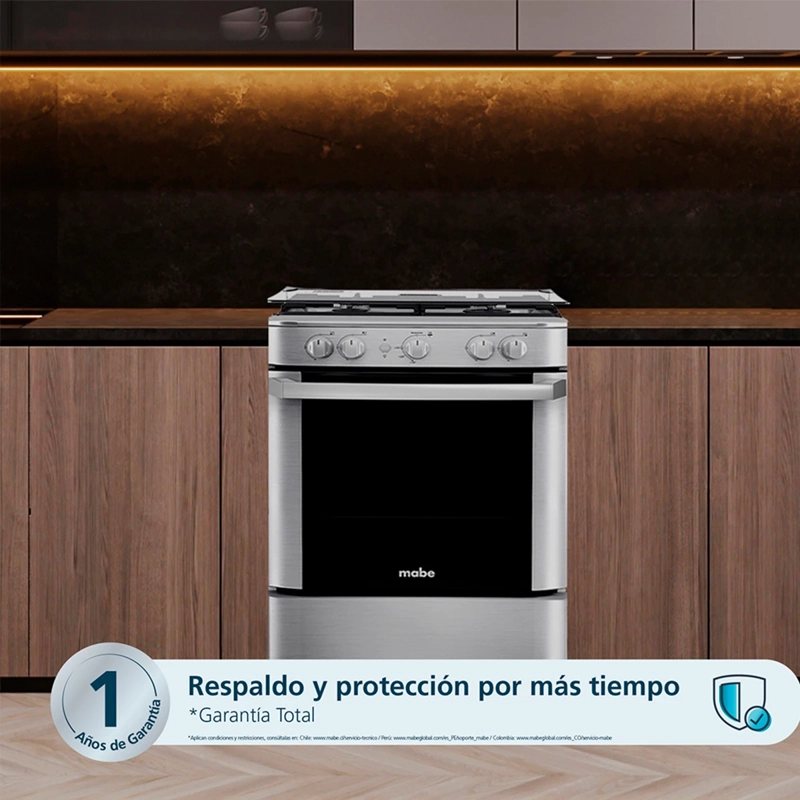 COCINA GAS LICUADO MABE 4 QUEMADORES CMP6035FX1 - 3
