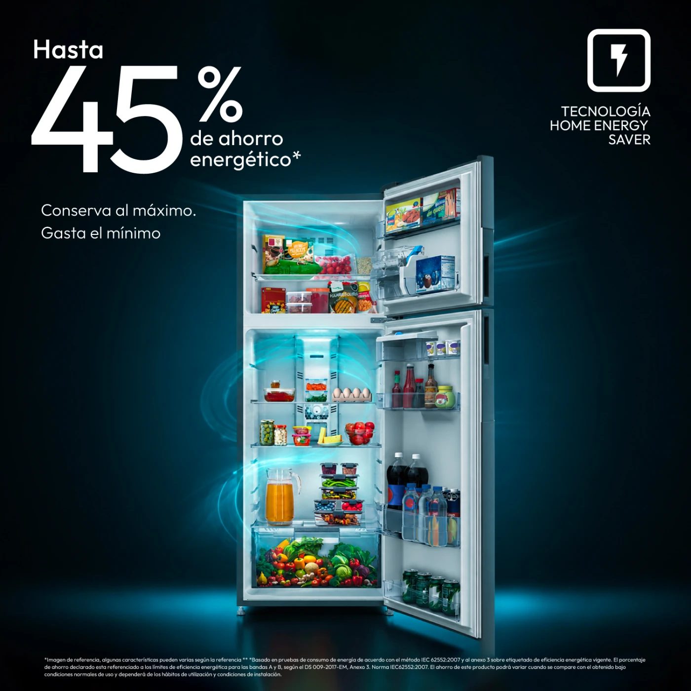 REFRIGERADORA MABE TOP FREEZER NO FROST RMP415ZPC 382 L NETO BLACK STEEL - 7
